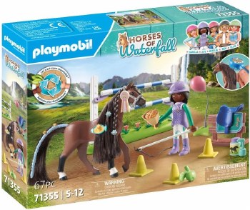 PLAYMOBIL JUMPING ARENA W/ZOE &amp; BLAZE