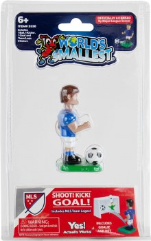 WORLD'S SMALLEST SOCCER KICKER