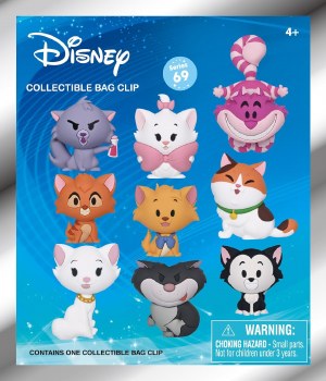 3D FOAM BAG CLIP DISNEY CATS