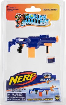 WORLD'S SMALLEST NERF BLASTER ASST