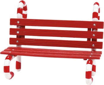 D56 VILLAGE PEPPERMINT BENCH