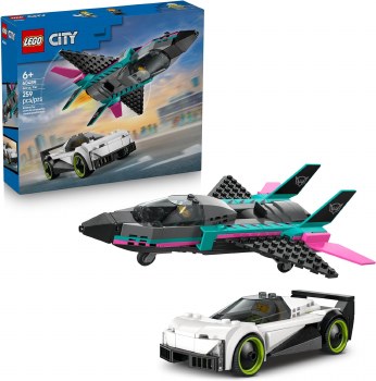 LEGO CITY #60489 JET VS CAR