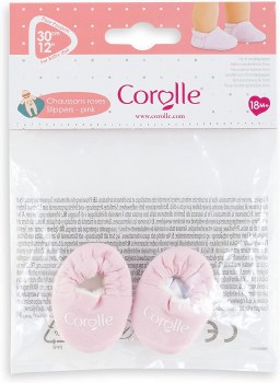 COROLLE 12" DOLL PINK SLIPPERS
