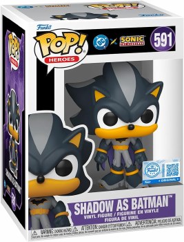 FUNKO POP! SONIC SHADOW AS BATMAN