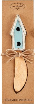 MUD PIE BIRDHOUSE SPREADER SET