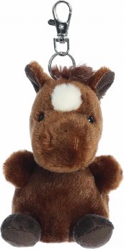 PALM PALS CLIP-ON TRUFFLE BROWN HORSE