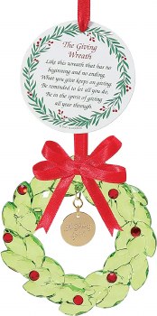 FACETS GIVING WREATH ORNAMENT