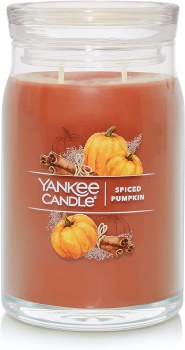 YANKEE SIGNATURE LG JAR SPICED PUMPKIN