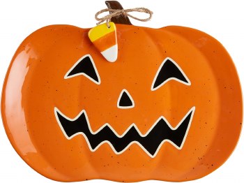 MUD PIE JACK O' LANTERN PLATTER