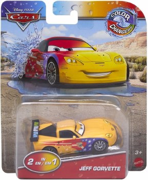 DISNEY CARS COLOR CHANGERS GORVETTE