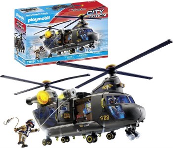 PLAYMOBIL TACTICAL UNIT LARGE HELICOPTER