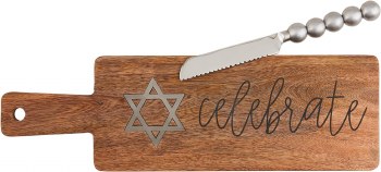 MUD PIE CHALLAH BOARD SET
