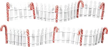 D56 VILLAGE DELICIOUS CANDYCANE FENCE
