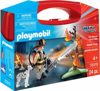 PLAYMOBIL FIRE RESCUE CARRY CASE