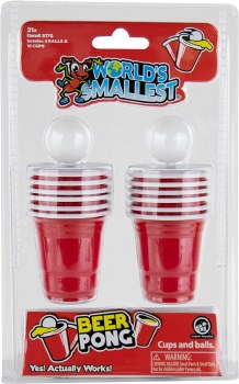 WORLD'S SMALLEST BEER PONG