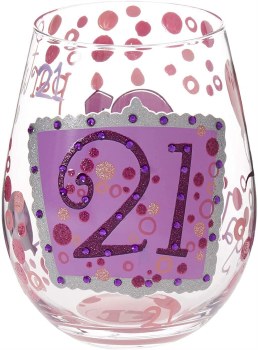 LOLITA STEMLESS WINE GLASS 21