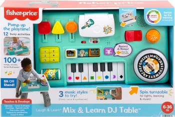 FISHER PRICE MIX 'N LEARN MUSIC TABLE
