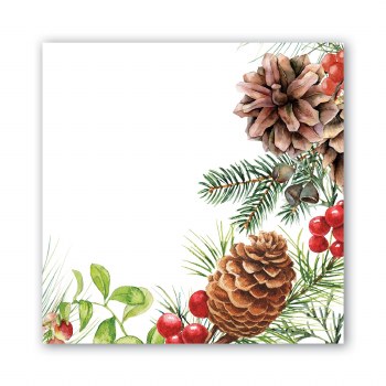 MICHEL COCKTAIL NAPKINS WHITE SPRUCE