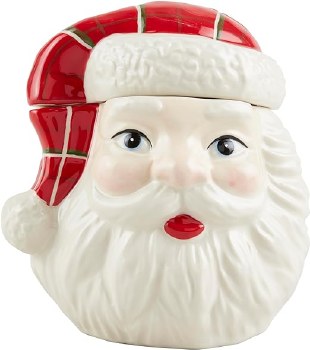 MUD PIE MINI COOKIE JAR SANTA