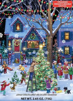 CHOCOLATE ADVENT CALENDAR XMAS CHEER