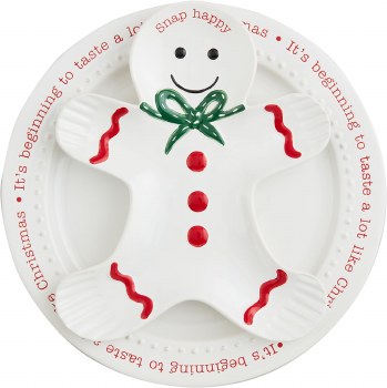 MUD PIE CHRISTMAS GINGERBREAD PLATTER ST
