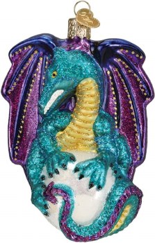 OLD WORLD CHRISTMAS FANTASY DRAGON