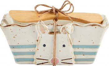 MUD PIE STRIPES EASTER MINI BAKER SET