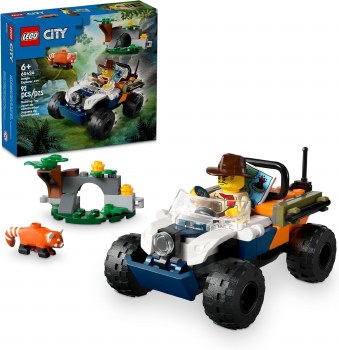 LEGO #60424 CITY JUNGLE ATV RED PANDA