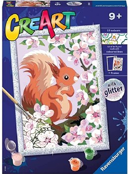 CREART PAINT BY # SPRING SQUIRREL