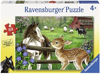 RAVENSBURGER 60p PUZZLE NEW NEIGHBORS