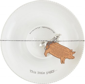 MUD PIE PIGS IN A BLANKET PLATTER SET