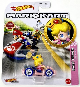 HOT WHEELS MARIO KART BABY PEACH