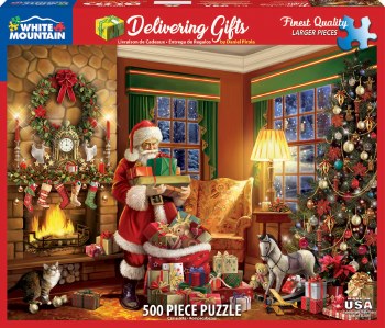 WHITE MTN PUZZLE 500PC DELIVERING GIFTS