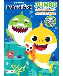 BENDON 64PG COLORING BOOK BABY SHARK