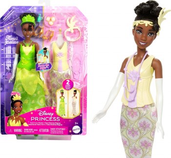 DISNEY PRINCESS TIANA 2-IN-1 DOLL