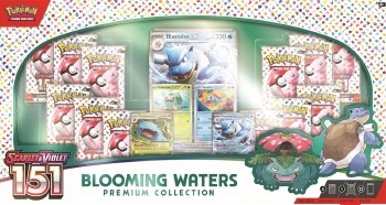 POKEMON S&amp;V 151 BLOOMING WATERS PREM COL