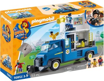 PLAYMOBIL DUCK ON CALL POLICE TRUCK