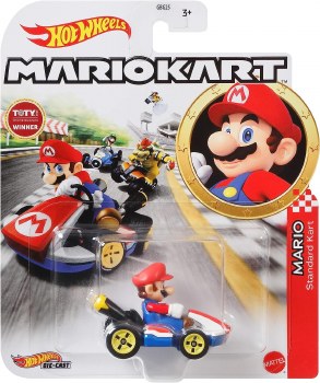 HOT WHEELS MARIO KART CAR MARIO