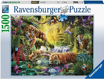 RAVENSBURGER 1500pc TRANQUIL TIGERS