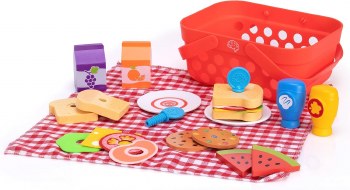 FAT BRAIN PRETENDABLES PICNIC BASKET