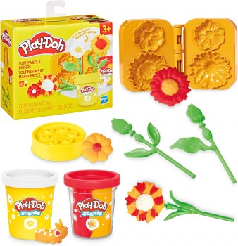 PLAY-DOH SUNFLOWERS &amp; DAISIES