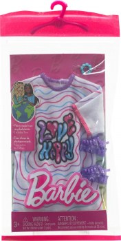 BARBIE OUTFT LOVE/HAPPY DRESS