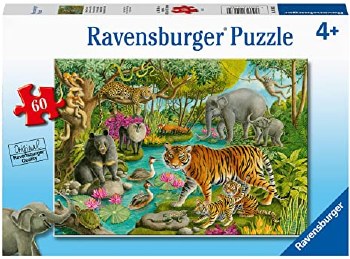 RAVENSBURGER 60pc PUZZLE ANIMALS INDIA