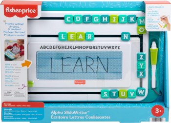 FISHER PRICE ALPHA SLIDE WRITER COLOR