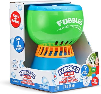 LITTLE KIDS NO SPILL BUBBLE MACHINE