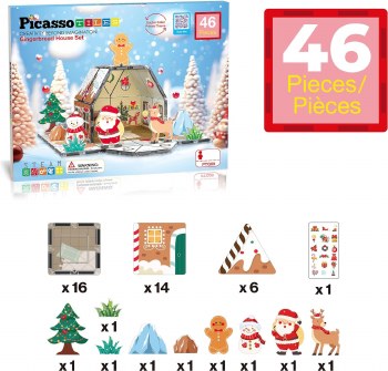 PICASSO TILE 50pc GINGERBREAD HOUSE