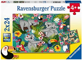 RAVENSBURGER 2X24pcPUZZLE KOALAS