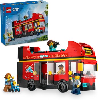 LEGO #60407 CITY RED DOUBLE-DECKER BUS