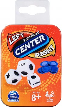 LEFT CENTER RIGHT GAME IN TIN