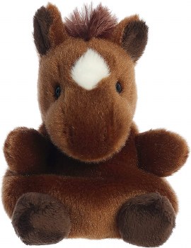 AURORA PALM PALS TRUFFLE BROWN HORSE